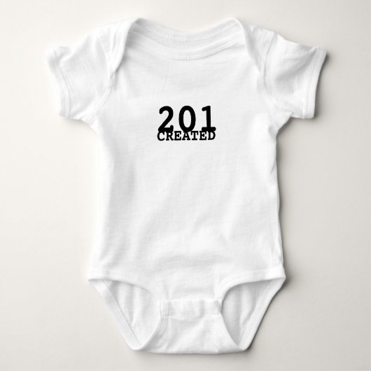 201 Creëer HTTP Status Code Baby Bodysuit (Voorkant)