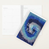 2020-2021 Blue Tie Dye Planner (Devant avec enveloppe)