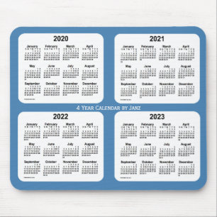 2020-2023 Steel Blue 4 Year Agenda van Janz Muismat