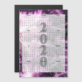 2020 Abstracte Fractal Magnetic Agenda (Voorkant / Achterkant)