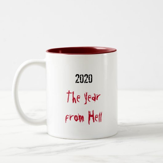 2020 Année De L'Enfer Mug (Gauche)