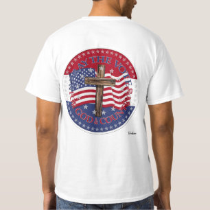 2020 Bid Het Vote Voor God En Land Kruis Vlag T-shirt