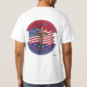 2020 Bid Voor De Rode, Witte En Blauwe Kruisvlag T-shirt