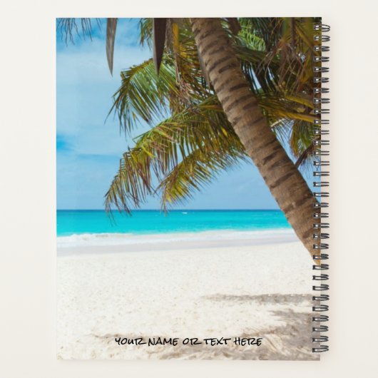 2020 Calendrier Photo Collage Bleu (Dos)