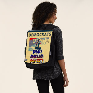 2020 Democraten voor vrede in de VS Rugtassen