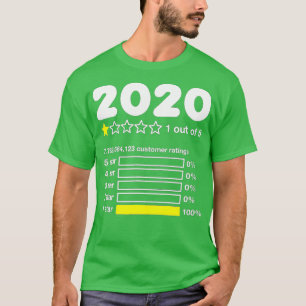 2020 Een sterrenrating zeer slecht zou niet aanrad T-shirt