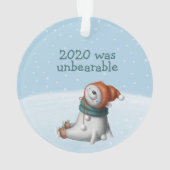 2020 Était Insupportable Ours Polaire Mignonne (dos)