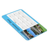 2020 Full Year Magnetic Calendar Magnet Magneet (Rechterzijde)