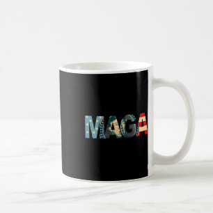 2020 gestemd Maga American Flag Retro  Gift Koffiemok