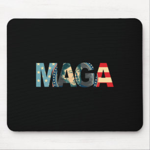 2020 gestemd Maga American Flag Retro Gift Muismat