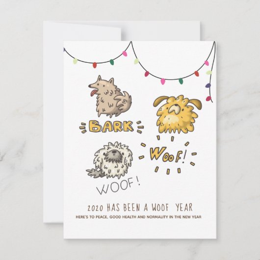 2020 Het was een WOOF-jaars kerstfeest (Voorkant)