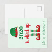 2020 is opgevoed met vrolijk kerstfeest.. ... ...  briefkaart (Voorkant / Achterkant)