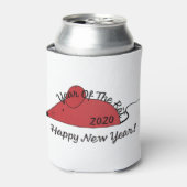 2020 Jaar van de Rat Blikjeskoeler (Blikje Voorkant)