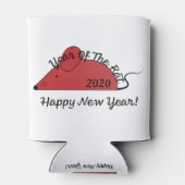 2020 Jaar van de Rat Blikjeskoeler (Achterkant)