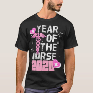 2020 Jaar van de zuster-verloskundige verpleegkund T-shirt