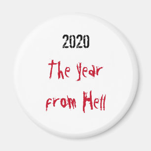 2020 jaar van Hell Magnet Magneet