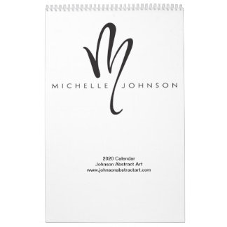 2020 Johnson Abstracte Art Calendar Kalender