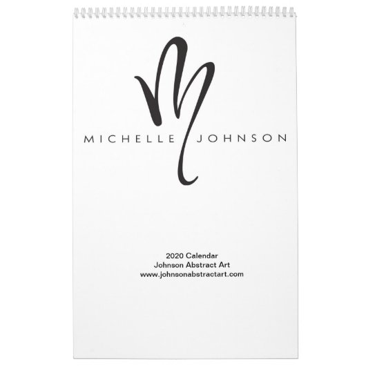 2020 Johnson Abstracte Art Calendar Kalender (Hoes)