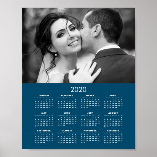2020 Kalender Uw Foto Poster (Voorkant)