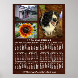 2020 kalender (zie beschrijving voor nieuwe versie poster