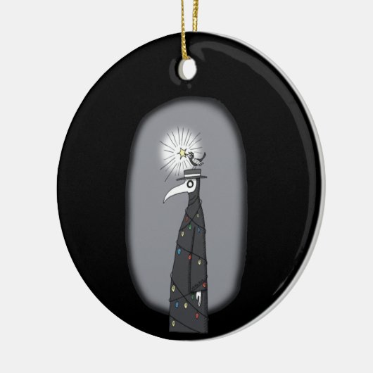2020 kerstversiering Plague Doctor tree Custom Keramisch Ornament (Links)