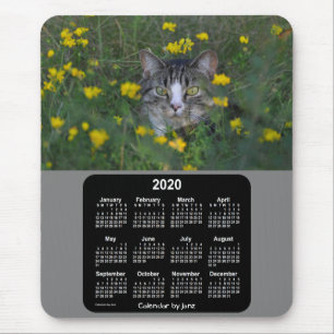 2020 Kitty Cat Flowers Agenda van Janz Muismat