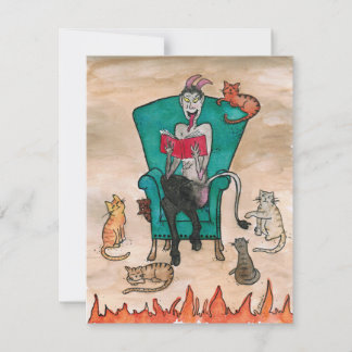 2020 Krampus en de Katten Notitiekaartje
