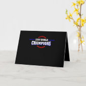 2020 LA Honkbal Wereldkampioenen Kaart (Gele Bloem)