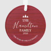 2020 L'Année De L'Écluse Rouge Bois Covid (dos)