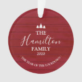 2020 L'Année De L'Écluse Rouge Bois Covid (devant)