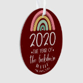 2020 l'année du confinement Noël mignon (devant)
