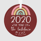 2020 l'année du confinement Noël mignon (dos)