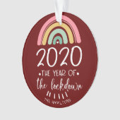 2020 l'année du confinement Noël mignon (devant)