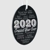 2020 L'année la plus folle jamais amusante Souveni (devant)