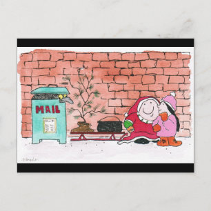 2020 liefdadigheidsinstelling santa briefkaart