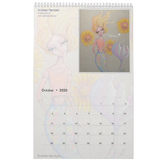 2020 Mermaid Calendar van Little Miss Tyne Kalender