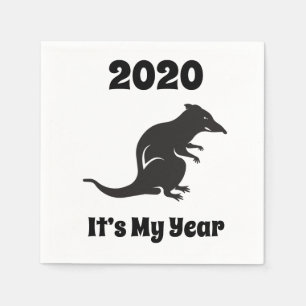 2020 Mijn Rat Jaar Servet