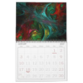 2020 Moderne Abstracte kunst Kalender (Jan 2027)