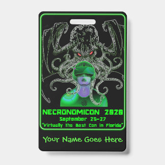 2020 Necro VR-badge / Necro Glyph op achterzijde Badge