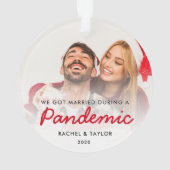 2020 Nous Sommes Mariés Pendant Une Photo De Pandé (dos)