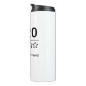 2020 One Star-rating Thermosbeker (Geroteerd rechts)