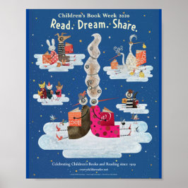 2020 poster van de boekweek van kinderen