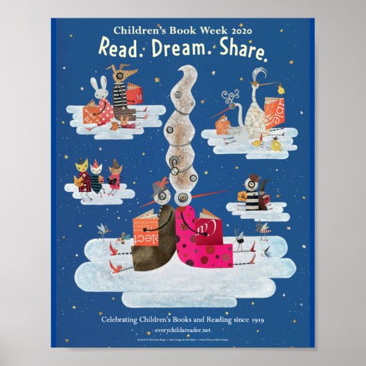 2020 poster van de boekweek van kinderen (Voorkant)