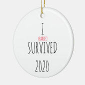 2020 Quarantaine Ornement de Noël (Gauche)