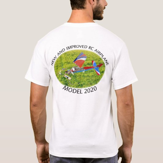 2020 RC vliegtuig T-shirt (Achterkant)