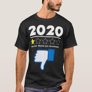 2020 Review Zeer slecht zou 1 Star Ra niet aanrade T-shirt