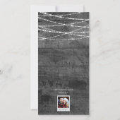 2020 Rustique Nouvel An Fiançailles Faire-part (Dos)