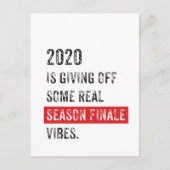 2020 Seizoenseizoen finale pandemisch Briefkaart (Voorkant)