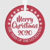 2020 serrure convid pandémie Noël rouge blanc (dos)