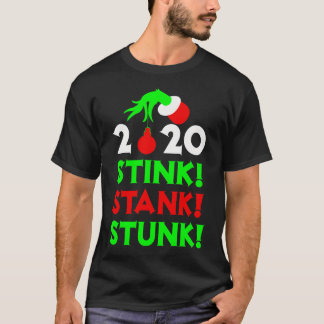 2020 Stink Stank Stunk Kerst Pyjama T-shirt